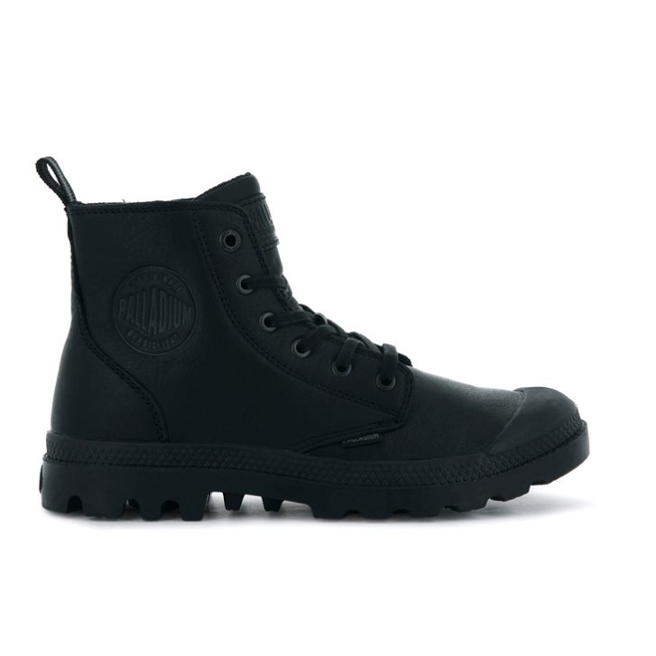 Palladium Pampa Zip Leather ESS Laarzen Dames Zwart | NL 40HUVIM